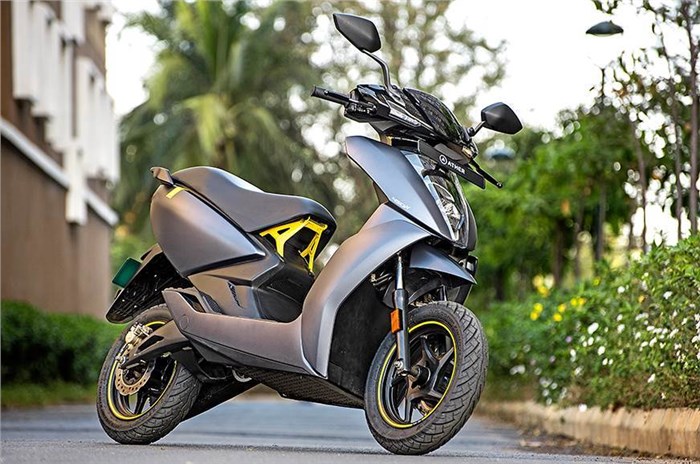 Ather 450 | Top 10 Electric Bikes And Scooters | Credit: www.autocarindia.com