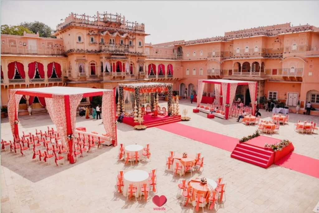 Jaipur | 10 Best Places For Destination Wedding In India | Credit: wedbook.in