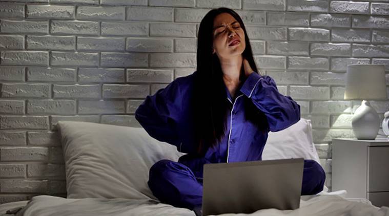 Bad Posture during working from bed