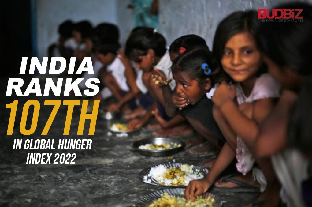 India Ranks 107th in Global Hunger Index 2022