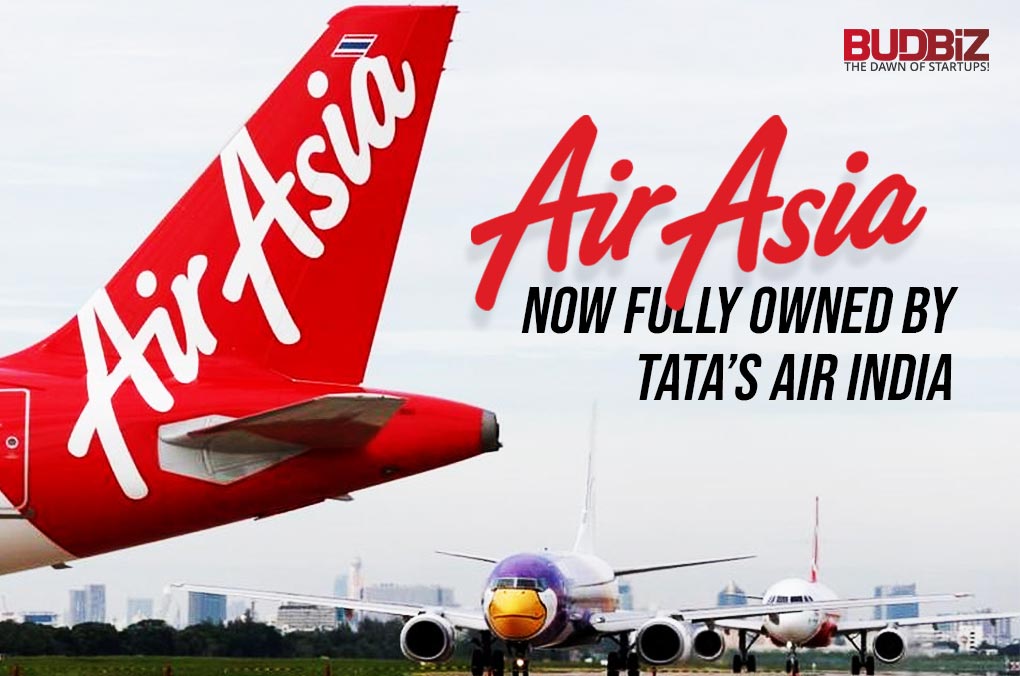 AirAsia Now Fully Owned By Tata’s Air India